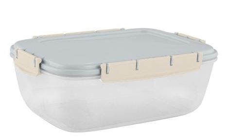 Контейнер для продуктов Sugar&Spice Barberry герметичный 1,8л прямоугольный трюфель